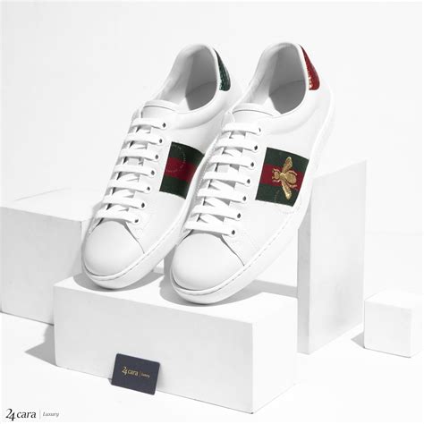 gucci loved ace|Gucci ace bee embroidered.